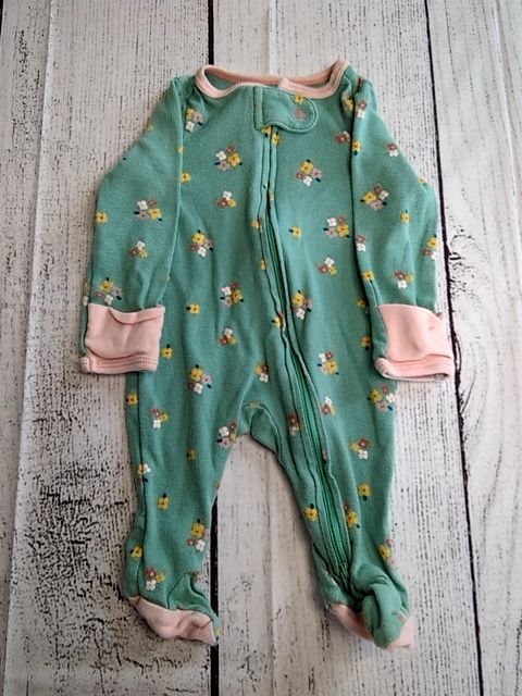Cloud Island Floral Pajamas - NB