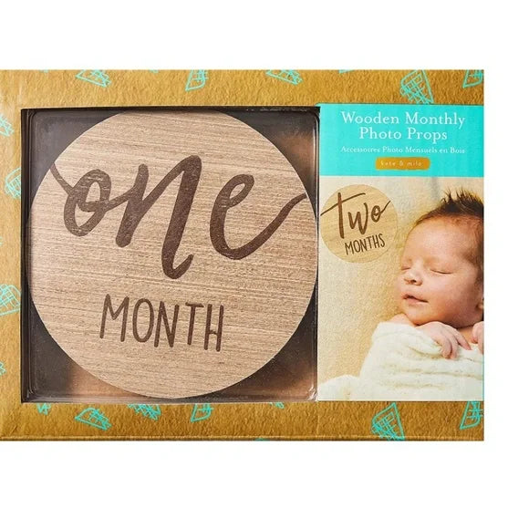 Wooden Monthly Photo Props