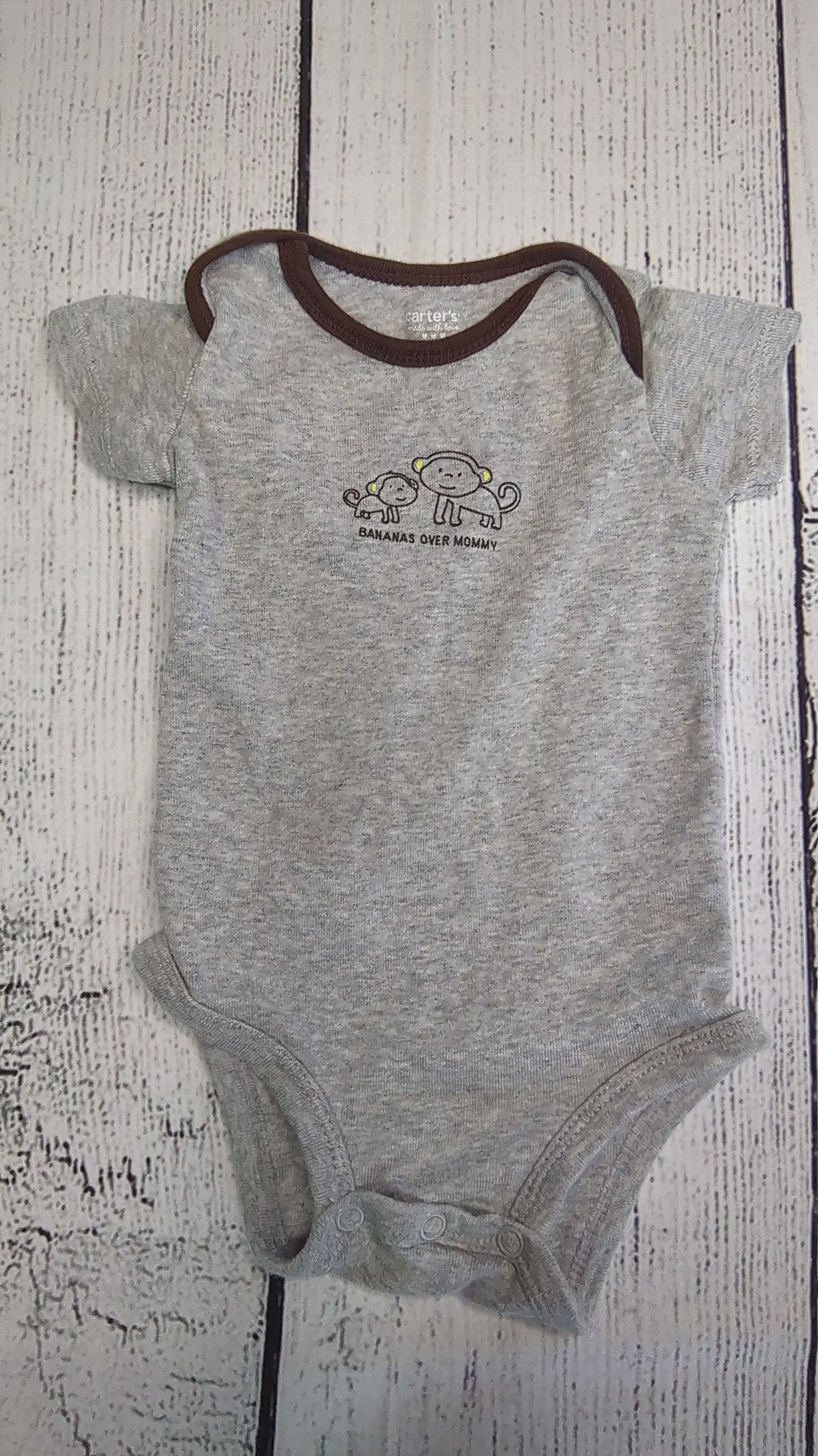 Carters Short Sleeve Onesie - 3mo