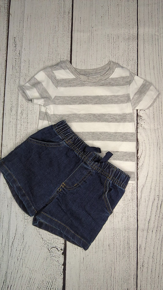 Basic Tee Short Set - 9mo