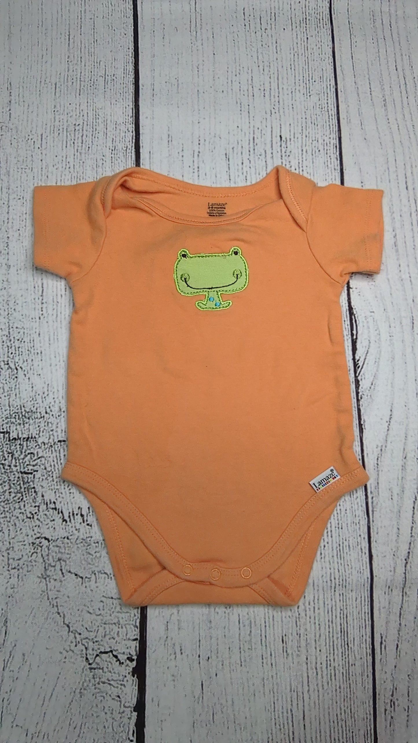 Frog Short Sleeve Onesie - 6mo