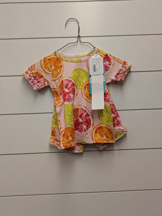 POSH PEANUT Bamboo CLASSIC PAJAMA SHORTY SET - *WT* - 12mo