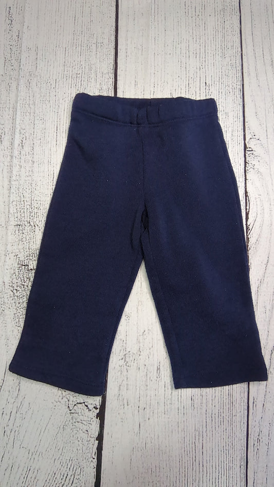 Navy Fleece Pants - 9mo