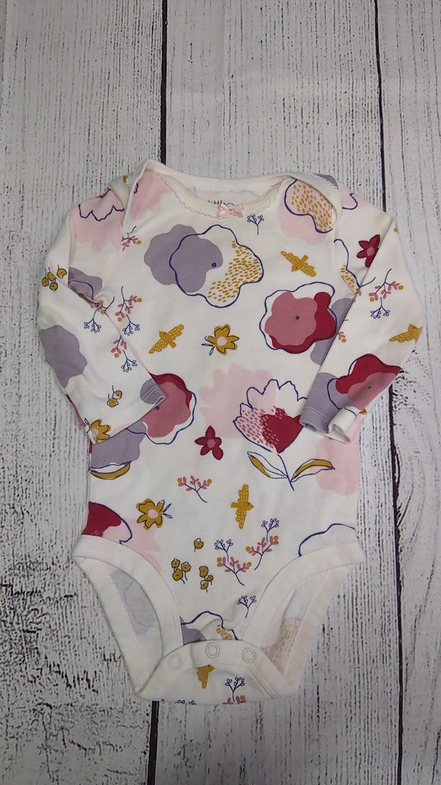 Carters Long Sleeve Onesie - 6mo