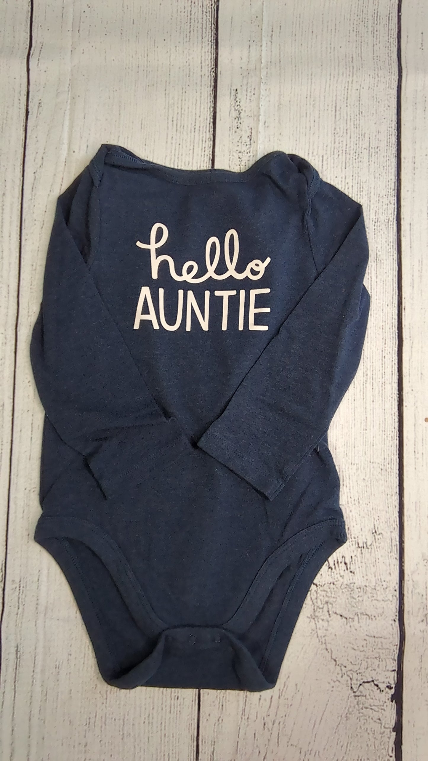 Auntie Long Sleeve Onesie - 24mo