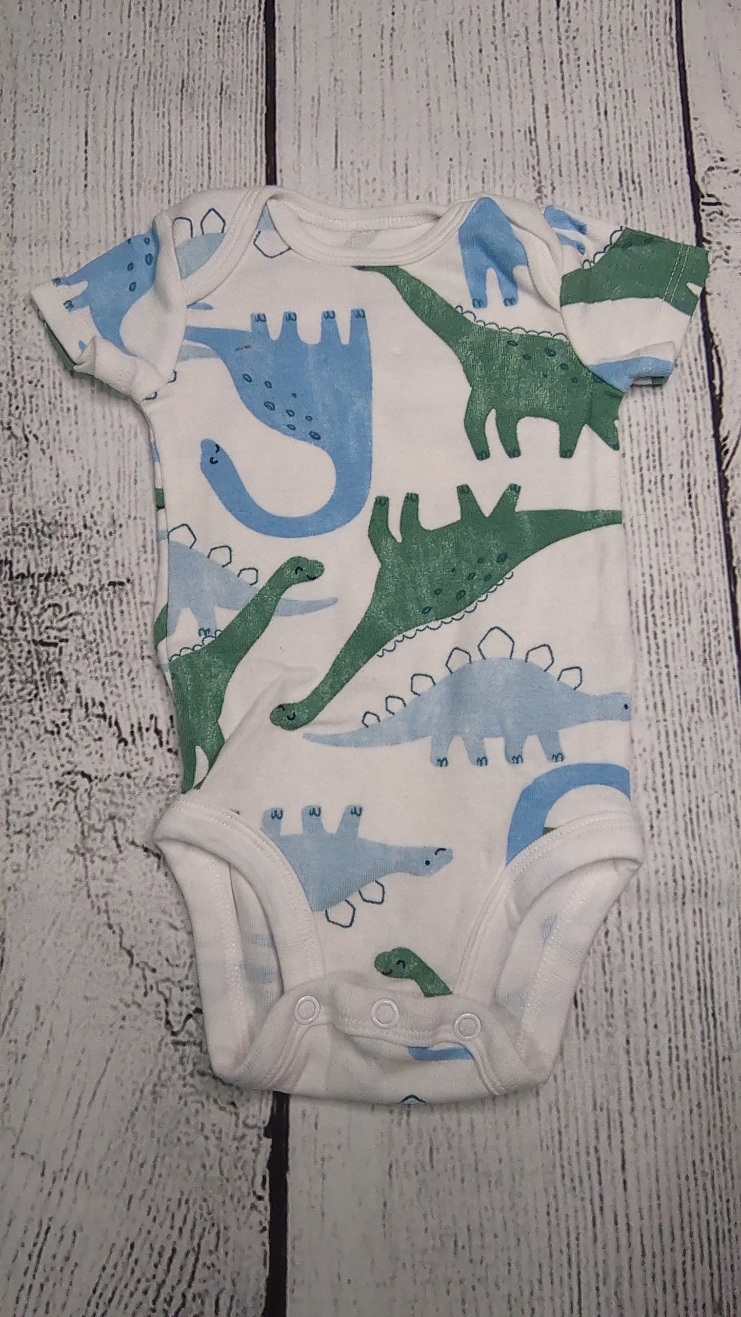 Carters Dino Short Sleeve Onesie - 3mo