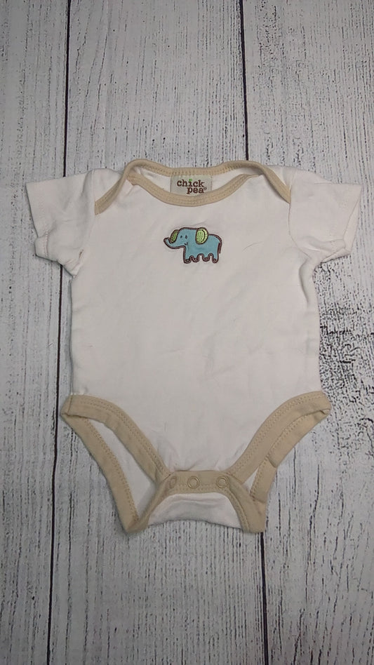 Chick Pea Short Sleeve Onesie - 6mo