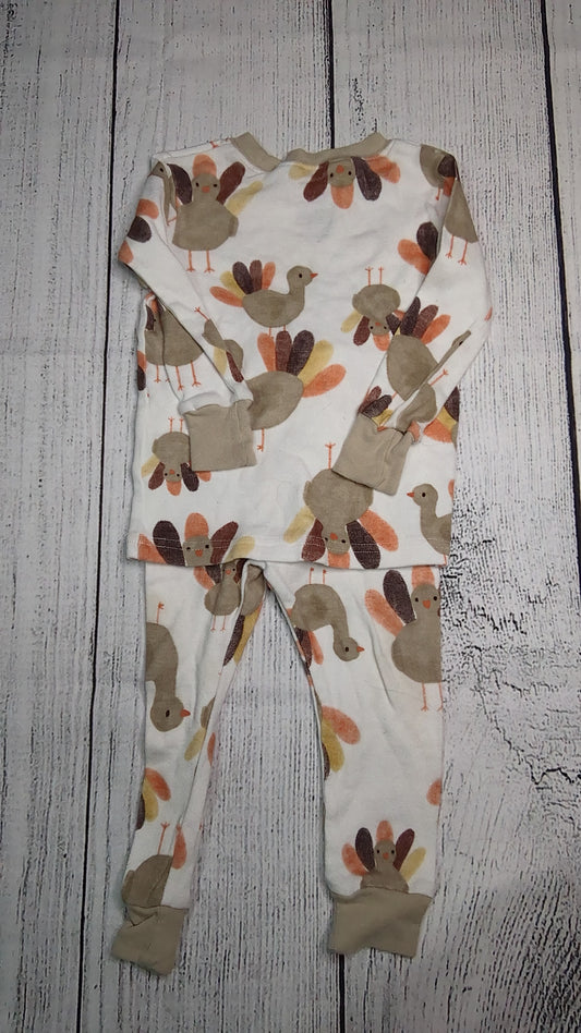 Carters Turkey Pajamas - 18mo