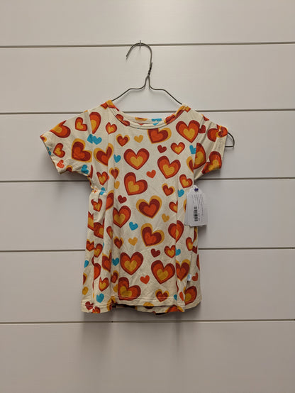 POSH PEANUT Bamboo CLASSIC PAJAMA SHORTS SET - *WT* - 2T