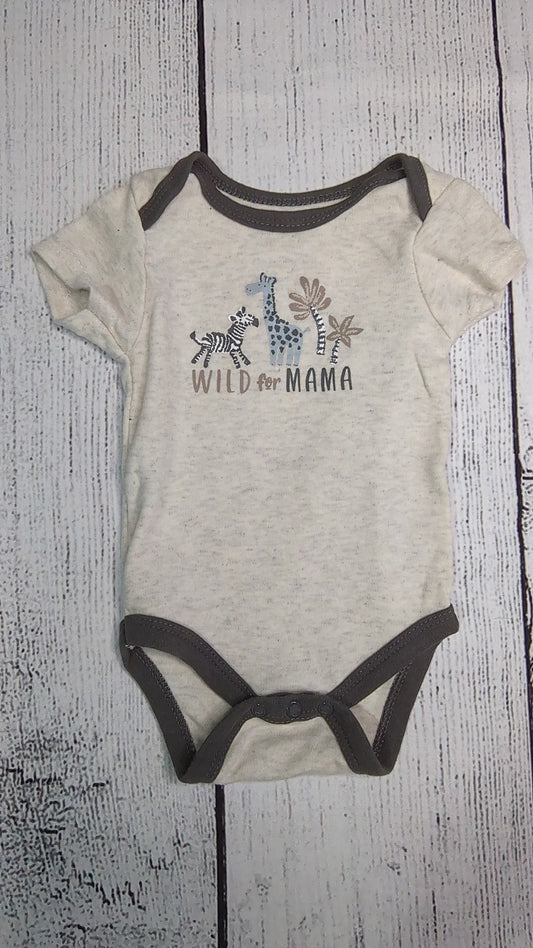 Chick Pea Short Sleeve Onesie - 6mo