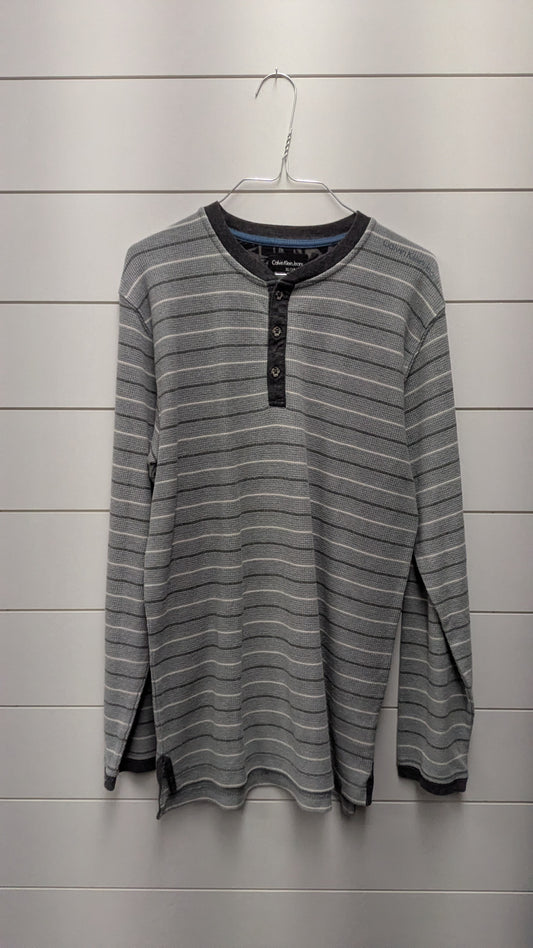 CALVIN KLEIN THERMAL HENLEY LS - *WT* - 18mo