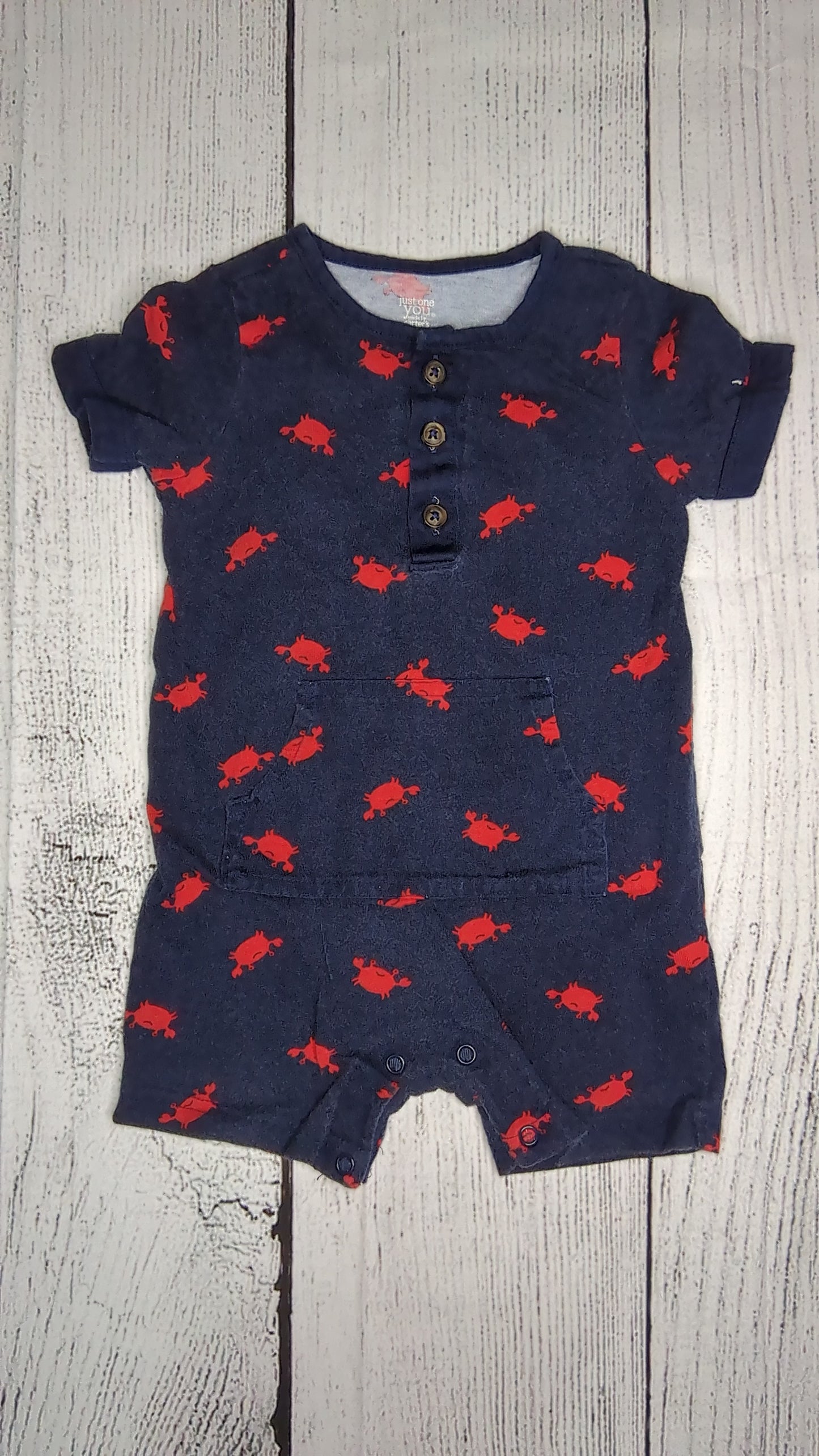 Carters Crab Romper - 12mo