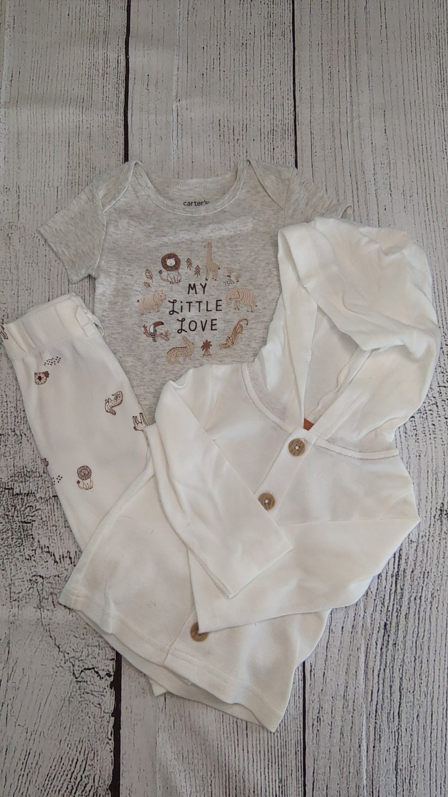 Carters Safari (3 Piece) Set - 9mo