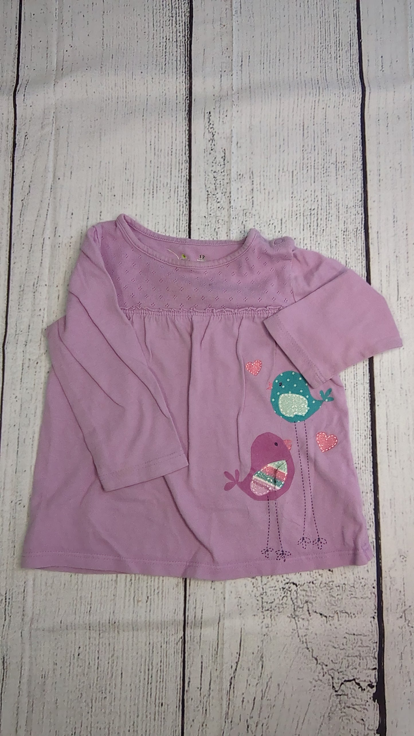 Birds Long Sleeve - 12mo