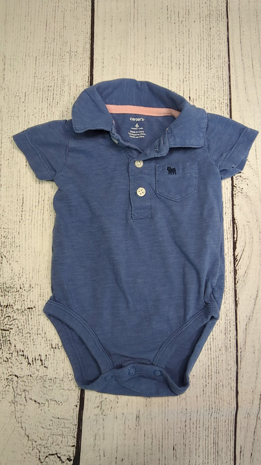 Carters Polo Onesie - 6mo