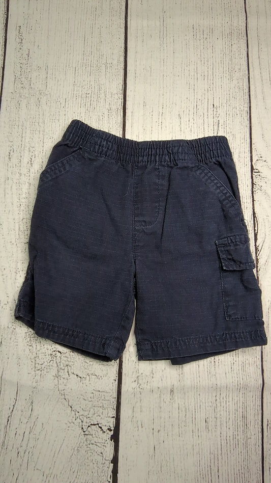 Navy Cargo Shorts - 2t