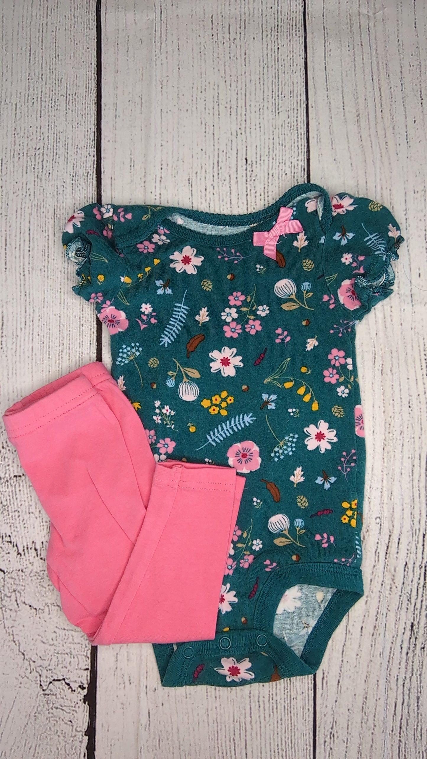 Carters Floral Set - 9mo