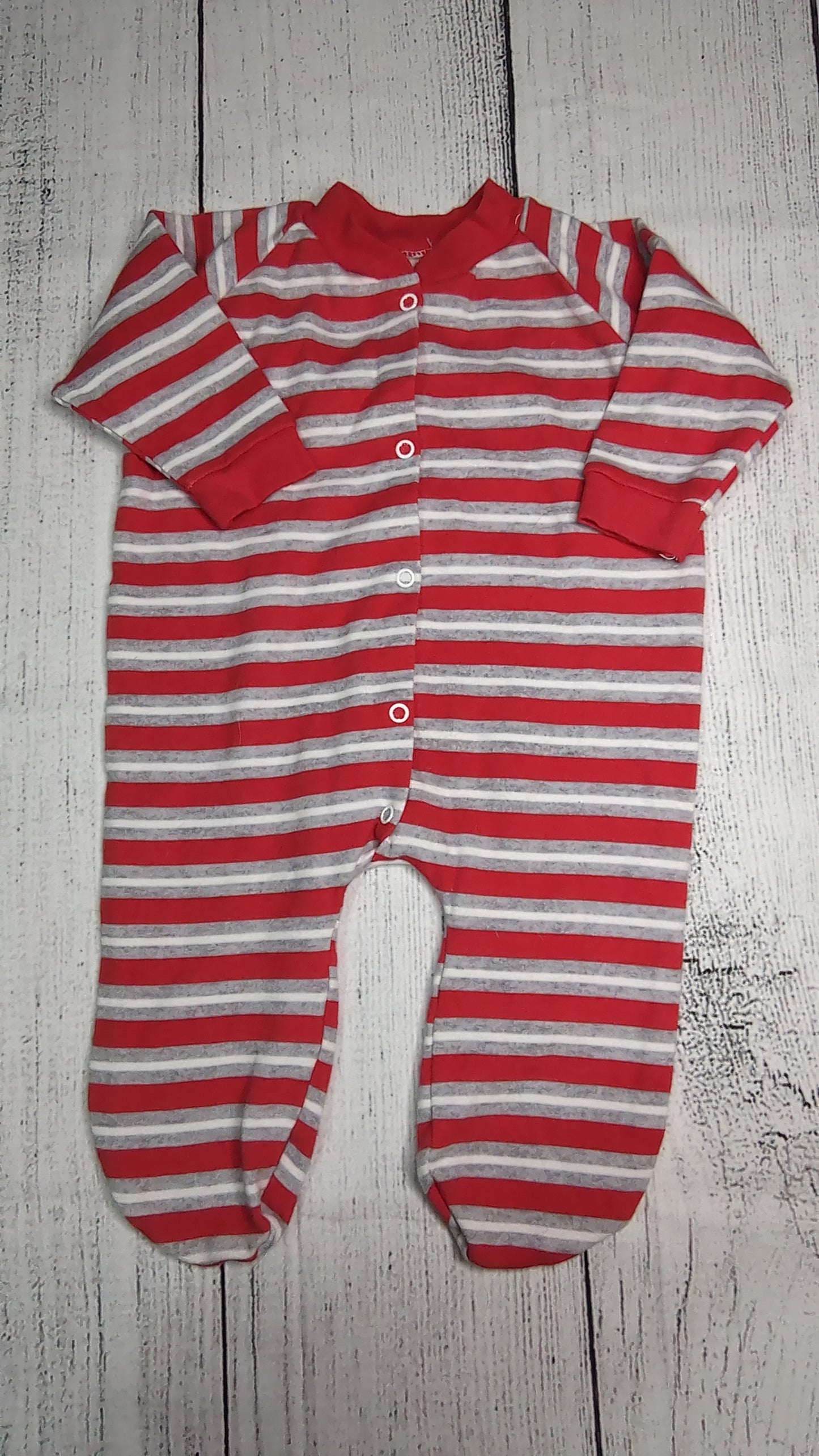 Pajama Footie Button - 18mo