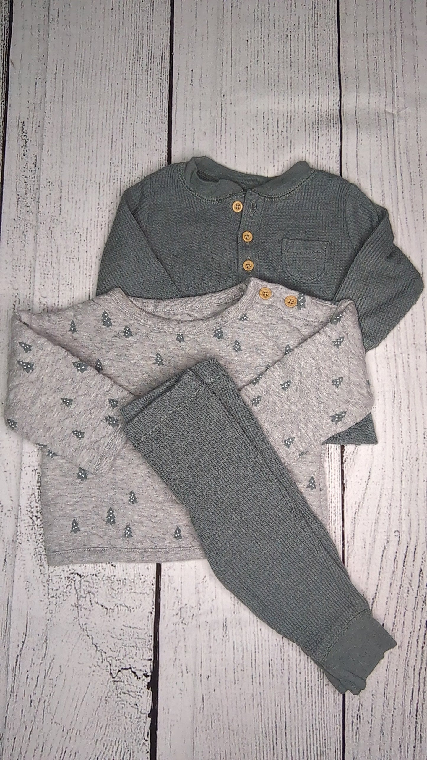 Carters Thermal Sweater (3 Piece)  Set- 6mo