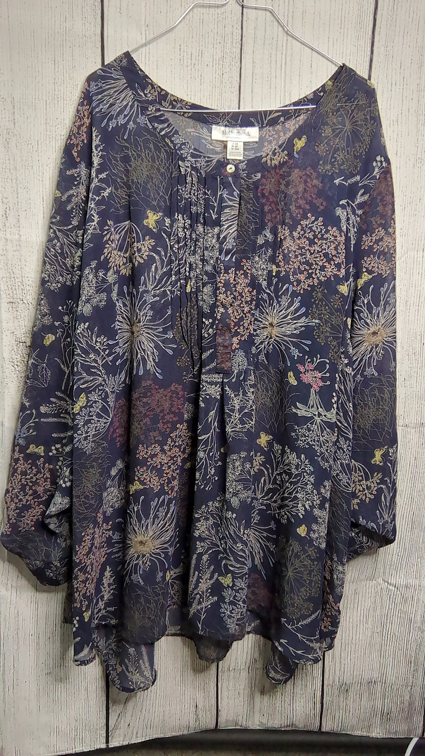 Motherhood Floral Blouse - 2XL