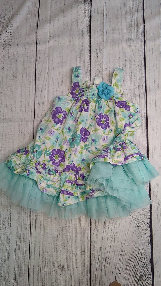 Floral Formal Dress - 18 mo