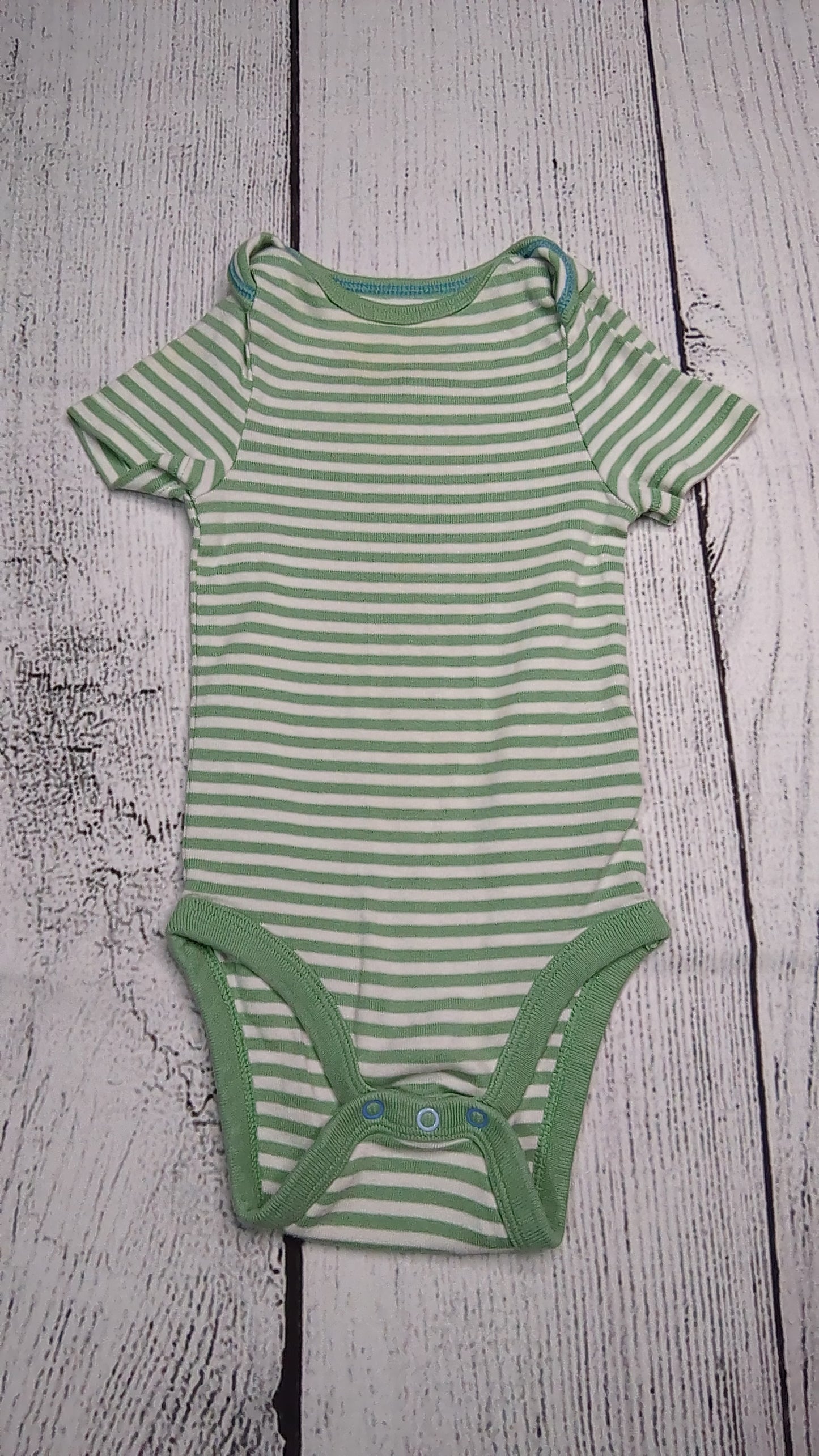 Striped Short Sleeve Onesie - 12mo