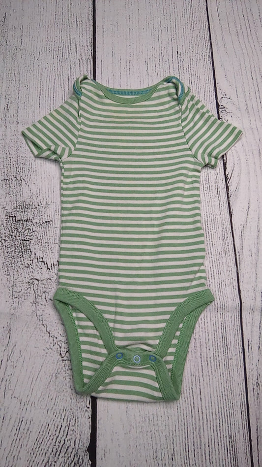 Striped Short Sleeve Onesie - 12mo