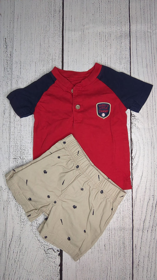 Carters Baseball Set - 9mo