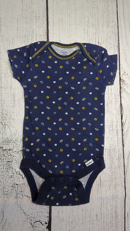 Sports Short Sleeve Onesie- 9mo