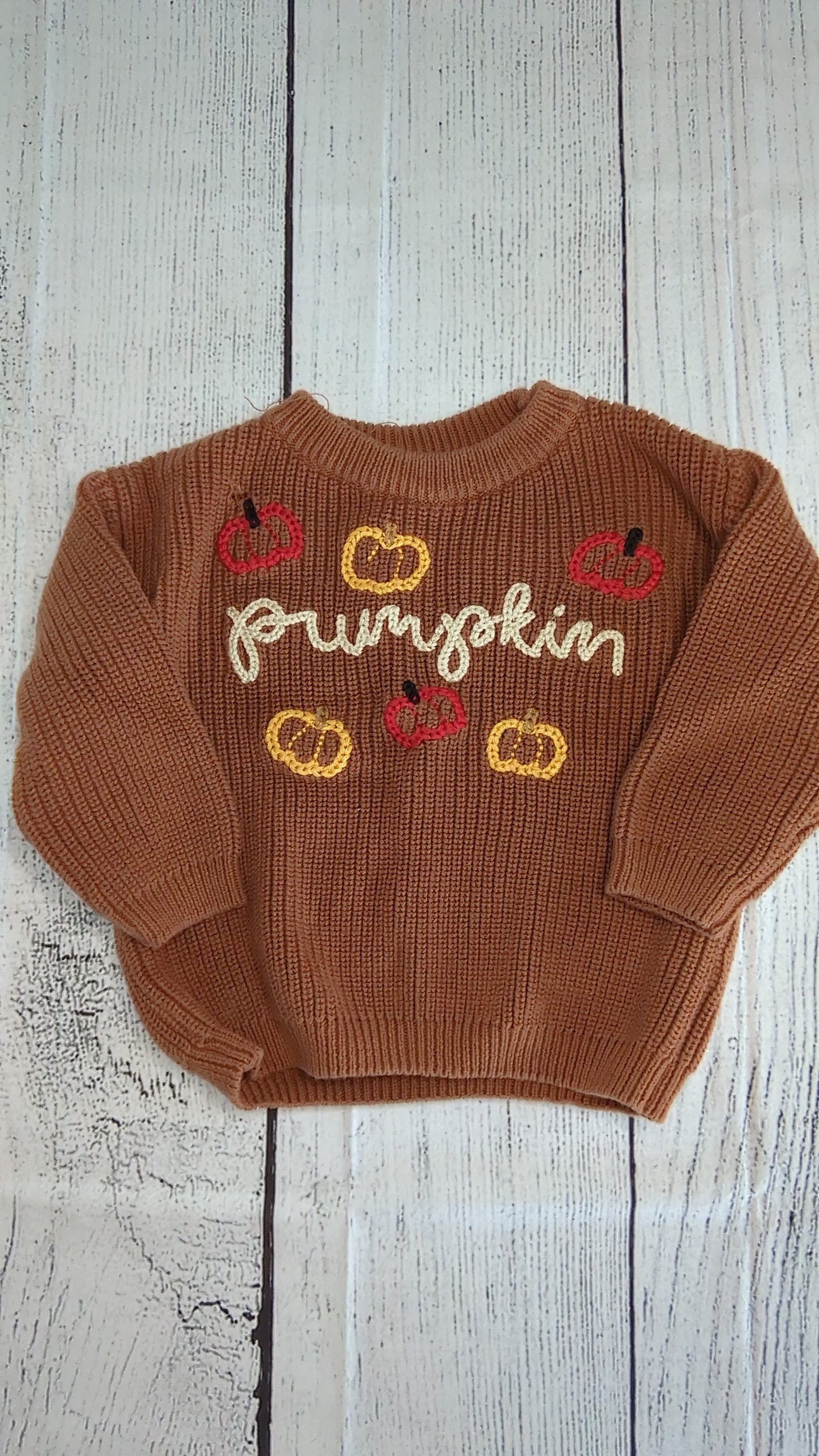 Pumpkin Sweater Twin Set (2) - 18mo