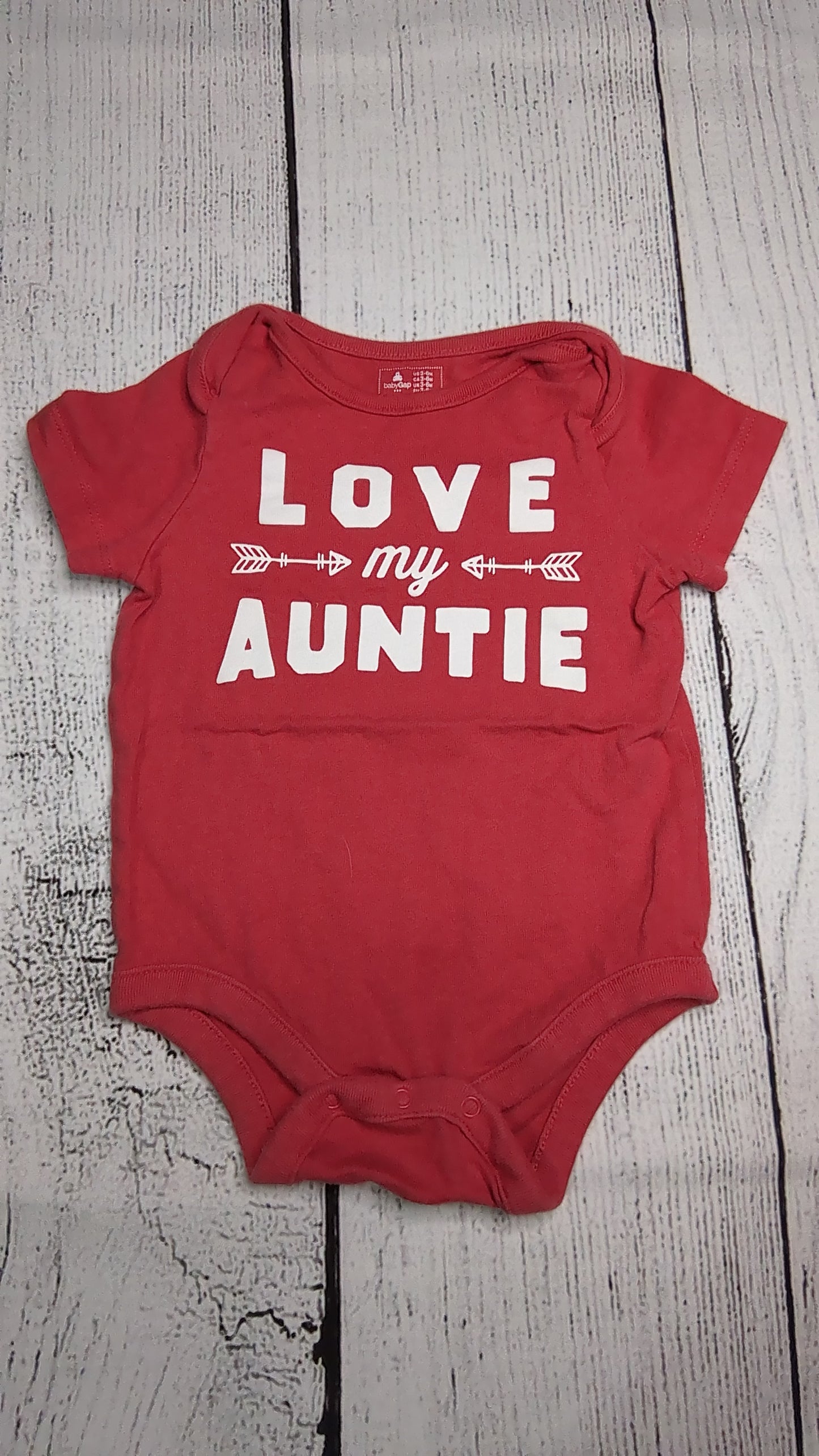 GAP Love Short Sleeve Onesie - 6mo