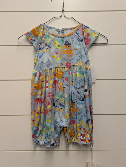 BIRDIE BEAN Bamboo ROMPER - NWT - *WT* - 24mo