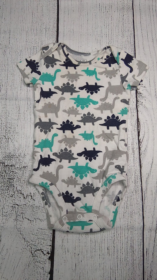 Carters Dino Short Sleeve Onesie - 6mo