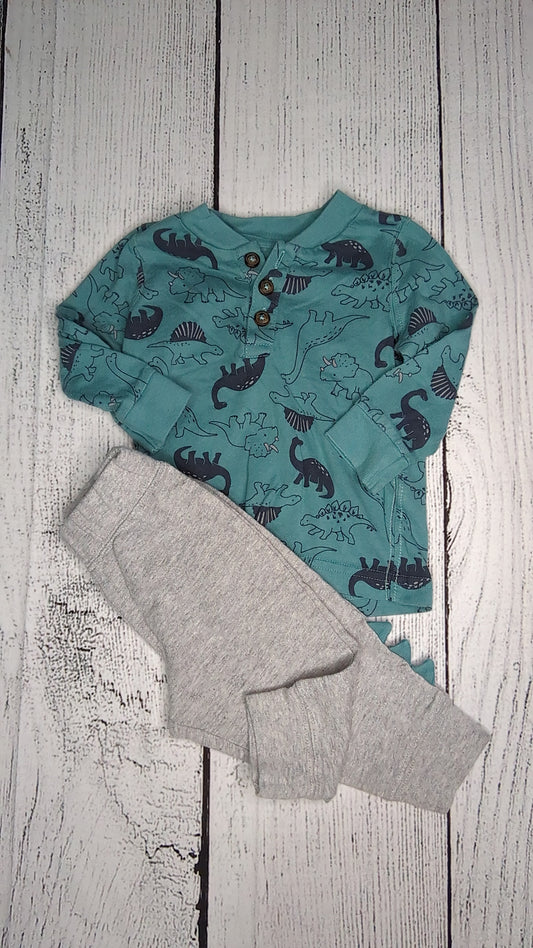 Carters Dino Long Sleeve Set - 6mo