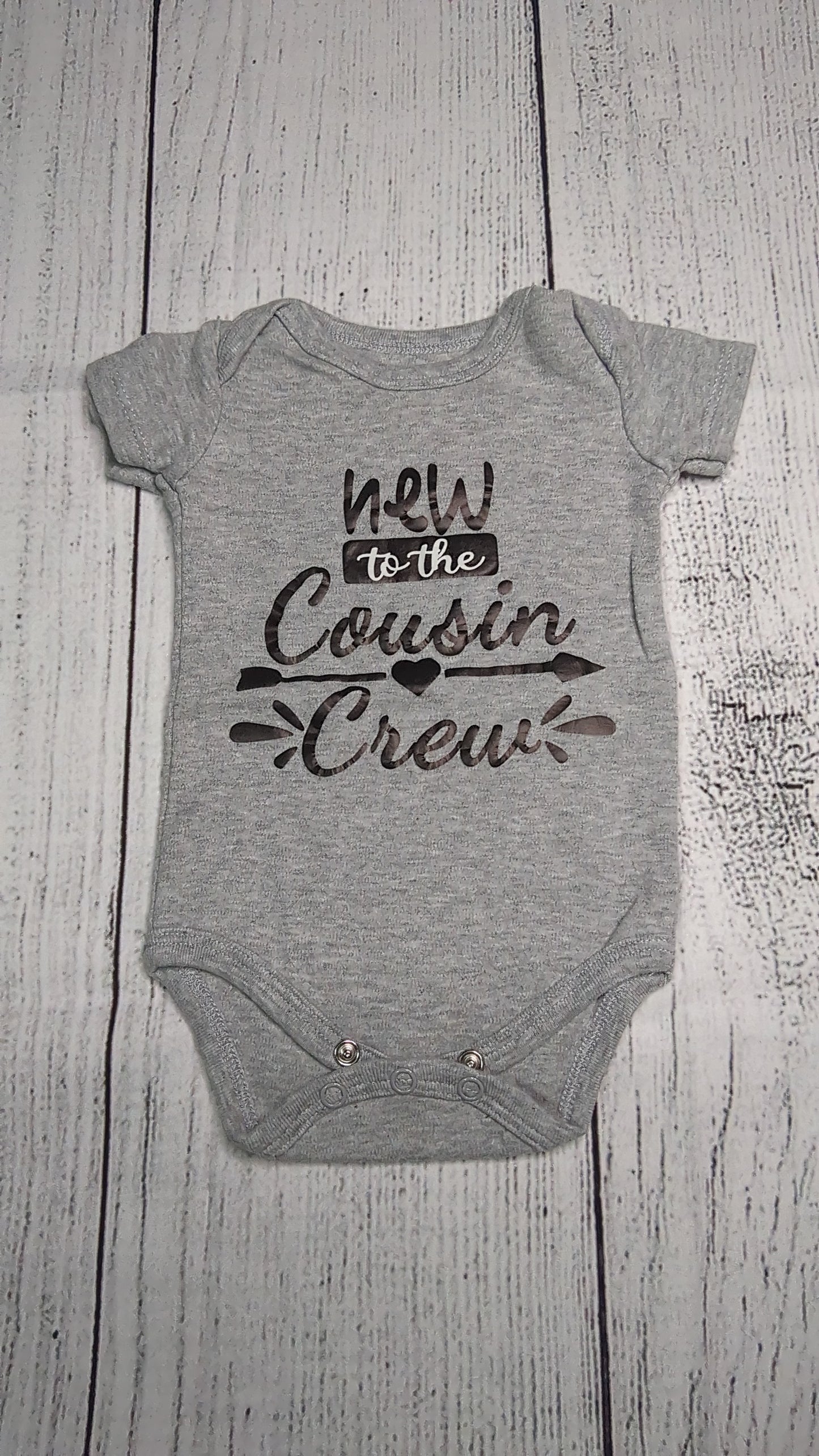 Cousin Short Sleeve Onesie - 3mo