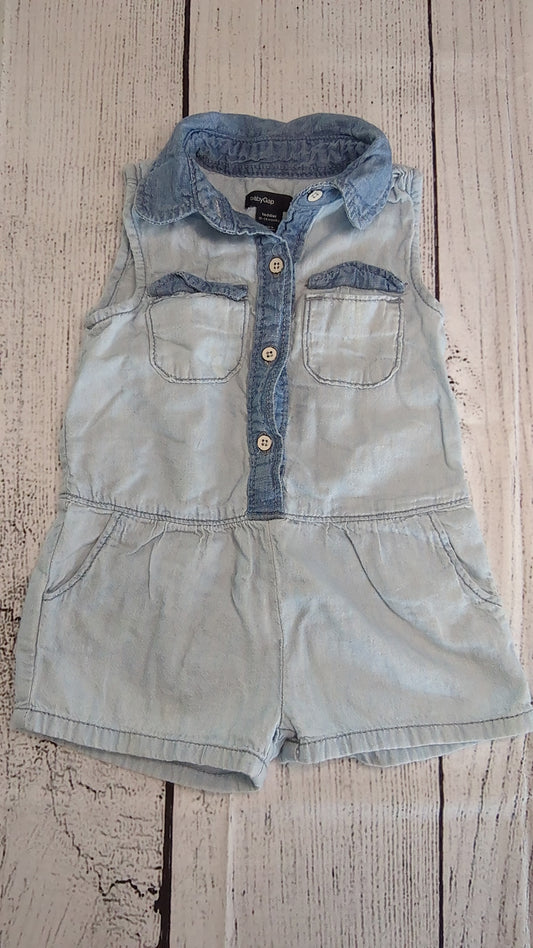 GAP Denim Romper - 24mo