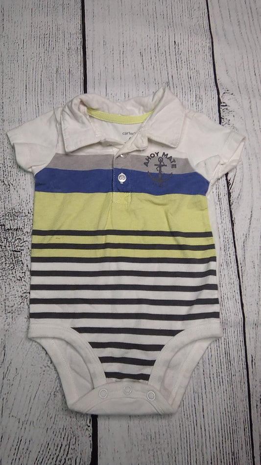 Carters Polo Onesie - 6mo