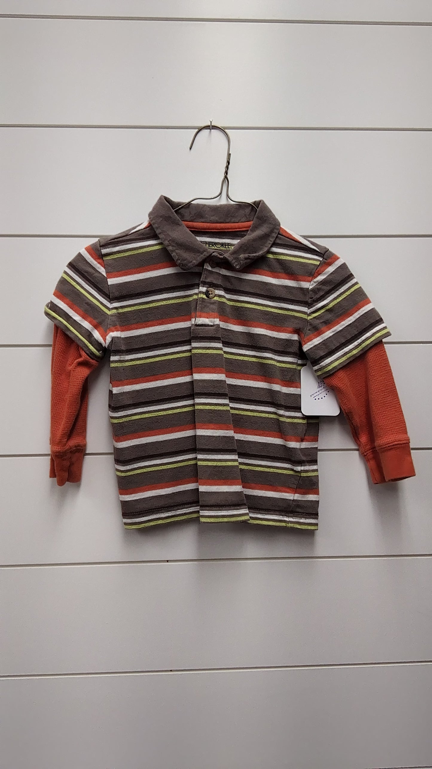 Cherokee Polo LS - *WT* - 2T