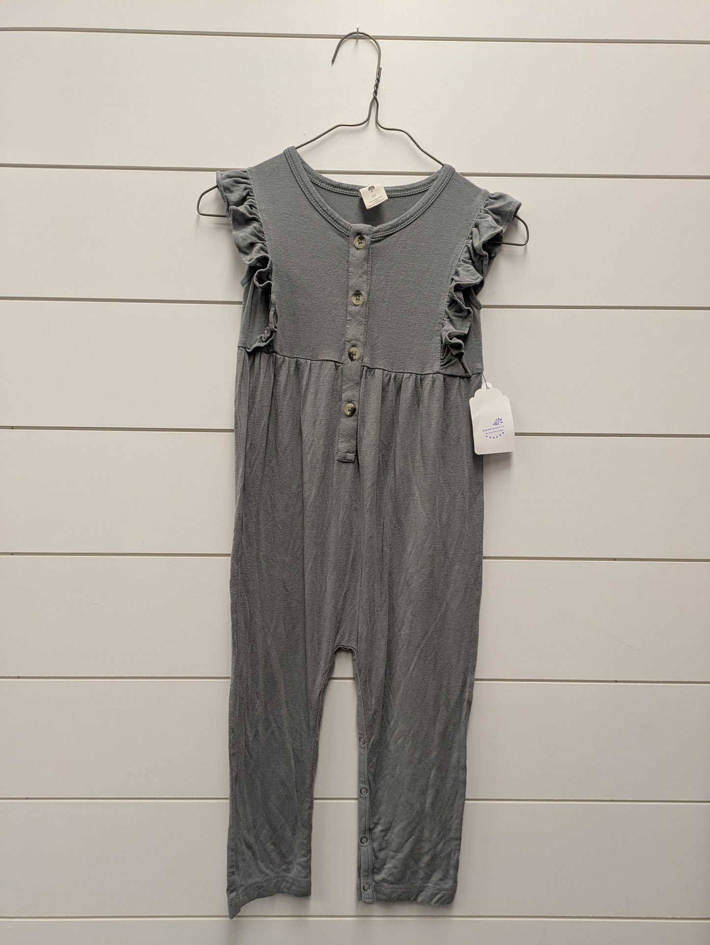 KATE QUINN Bamboo ROMPER - *WT* - 2T