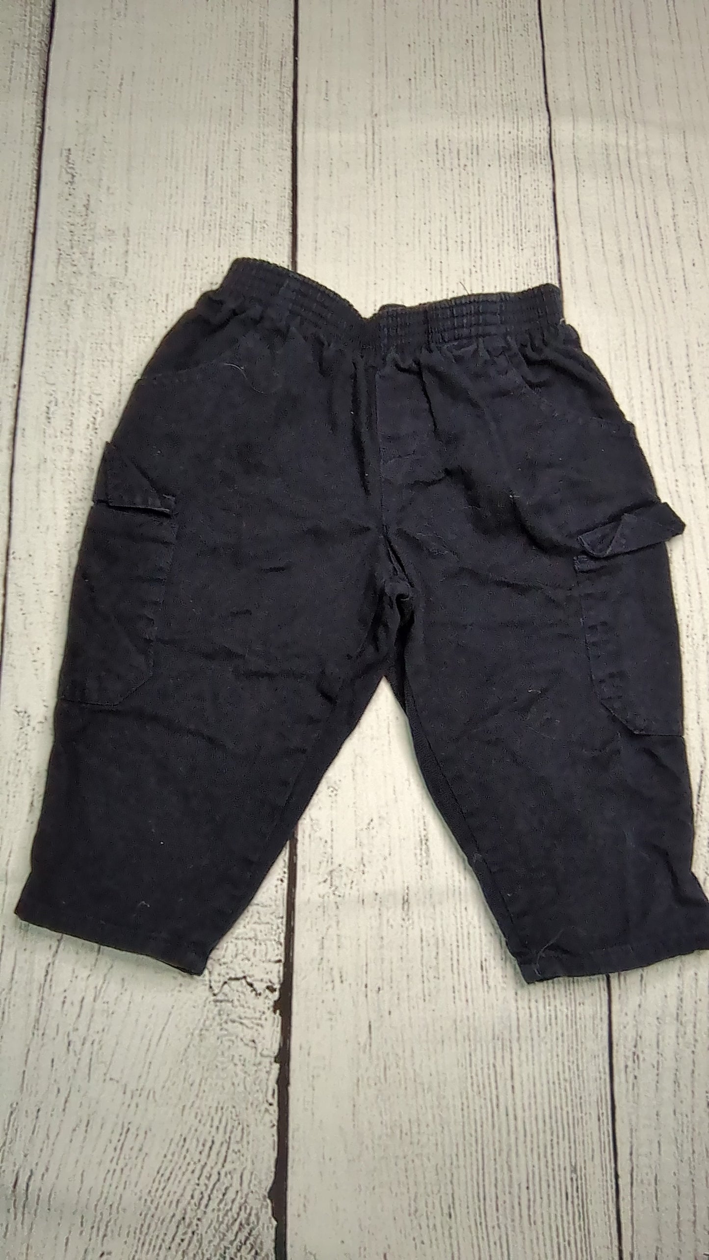 Navy Cargo Pants - 12mo