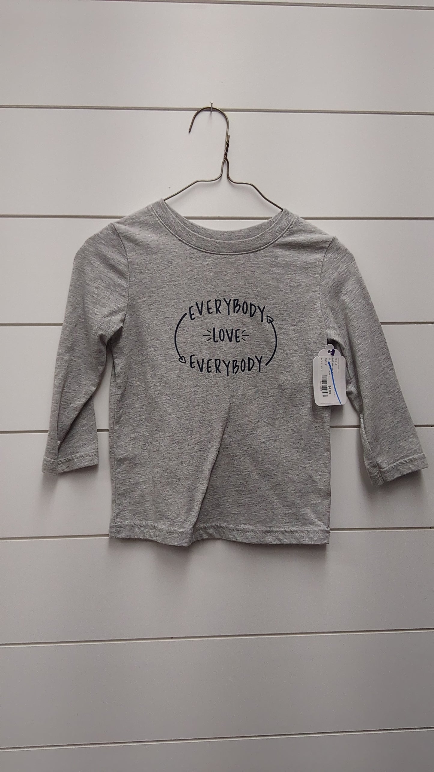 Cat and Jack Tee LS - *WT* - 2T