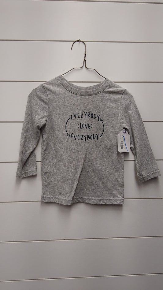 Cat and Jack Tee LS - *WT* - 2T