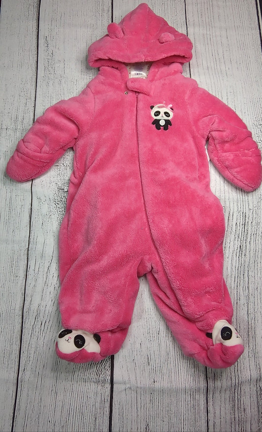 Fleece Panda Snowsuit - 6mo