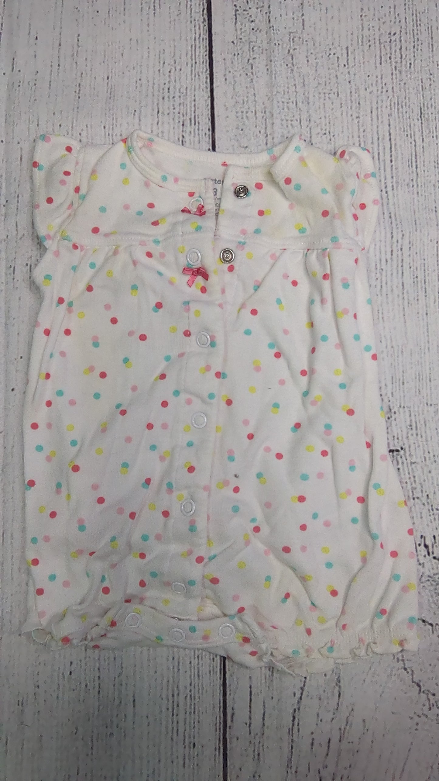 Carters Polka Dot Romper - 3mo