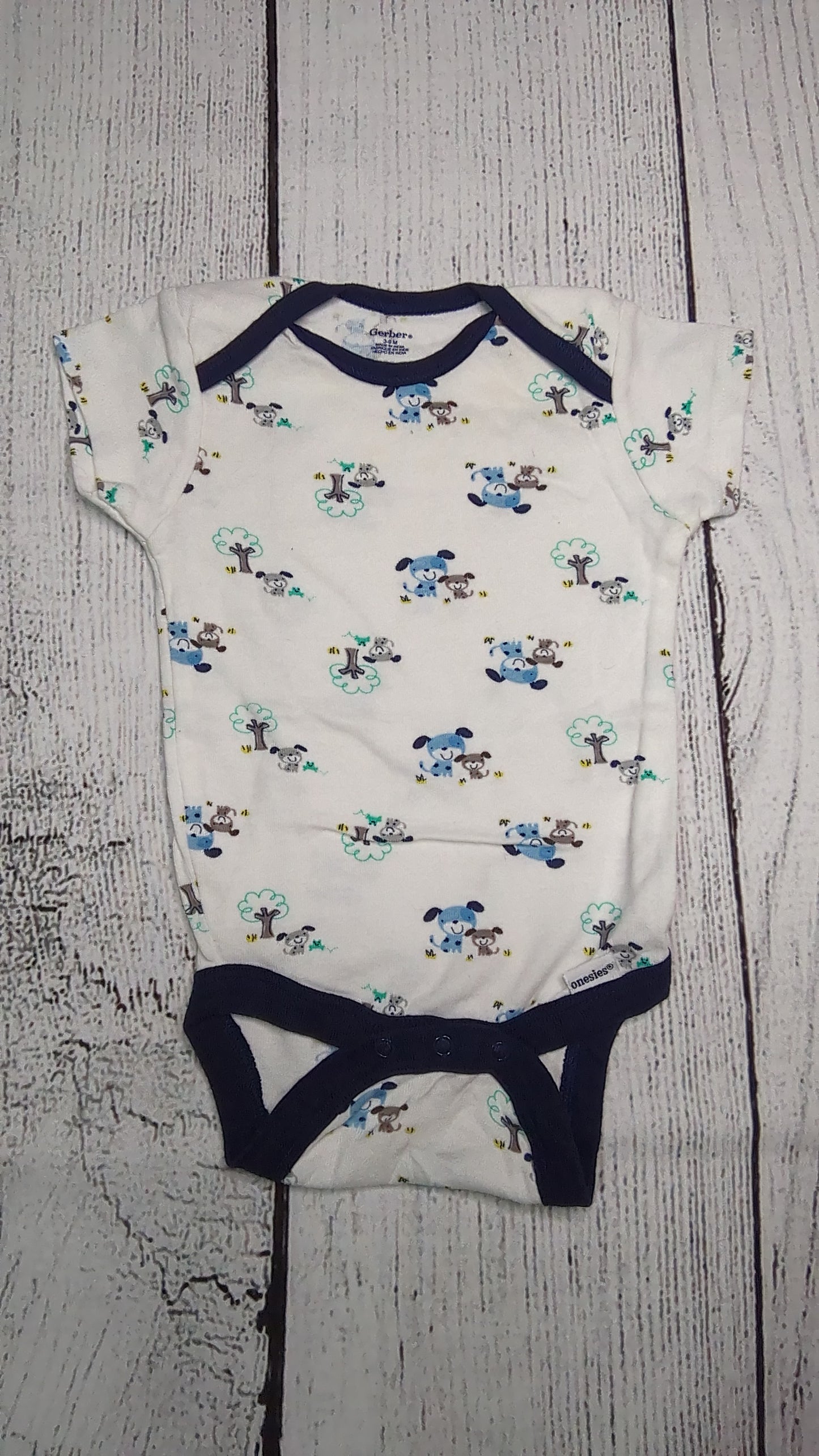 Dog Short Sleeve Onesie - 9mo