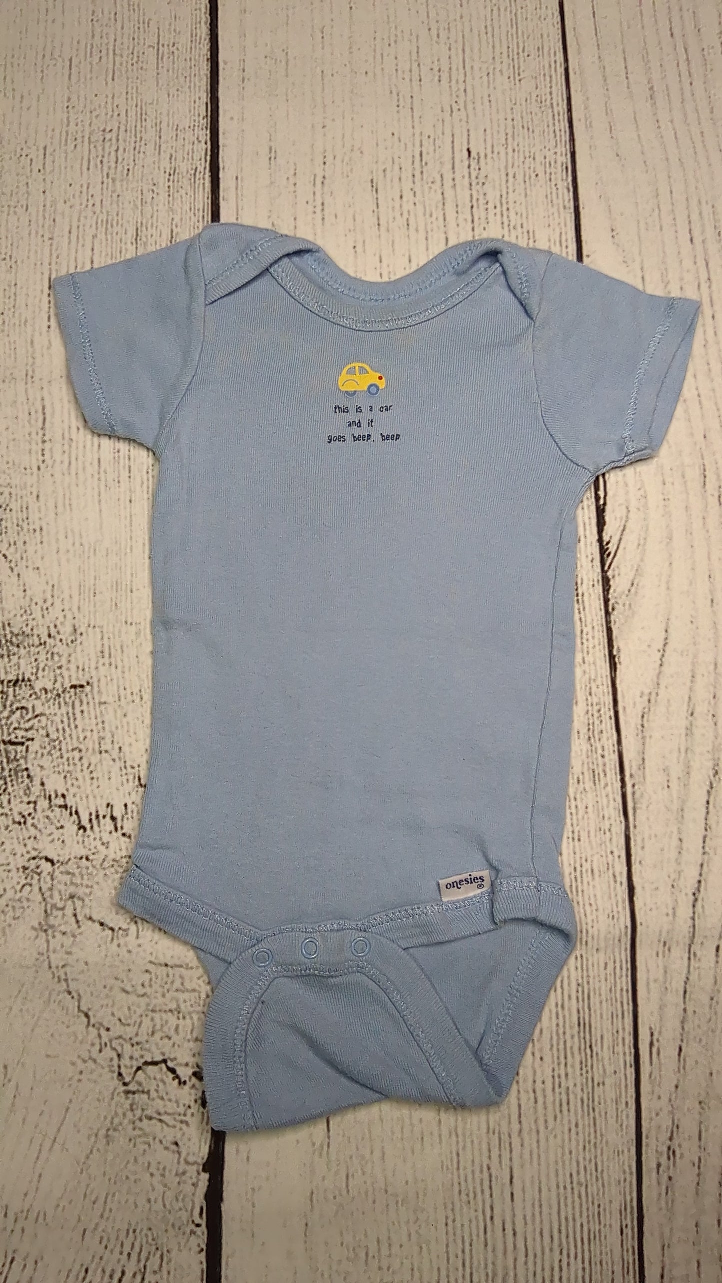 Car Short Sleeve Onesie - 9mo