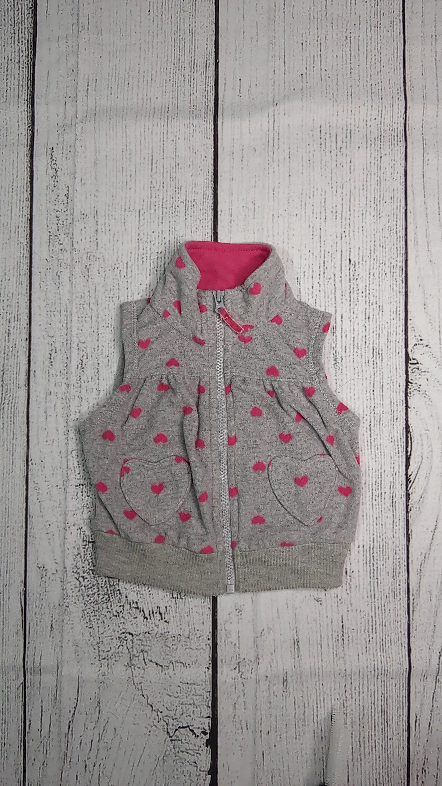 Carters Heart Vest - 3mo