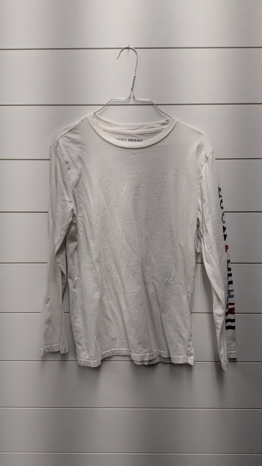 LUCKY BRAND TEE LS - STAINS - *WT* - 16