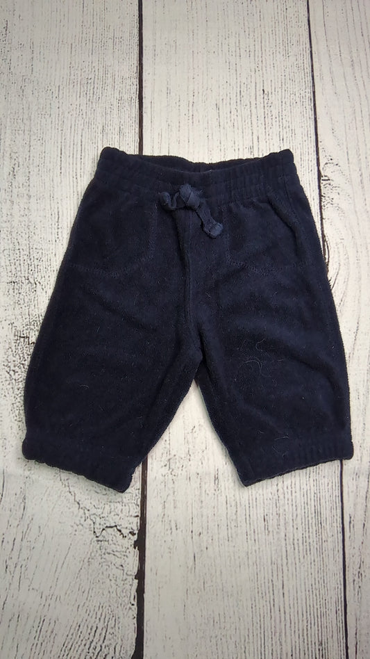 Navy Fleece Pants - 3mo