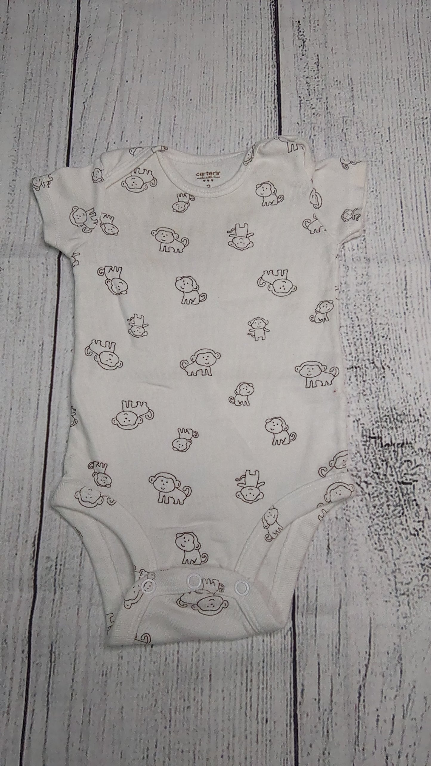 Carters Short Sleeve Onesie - 3mo